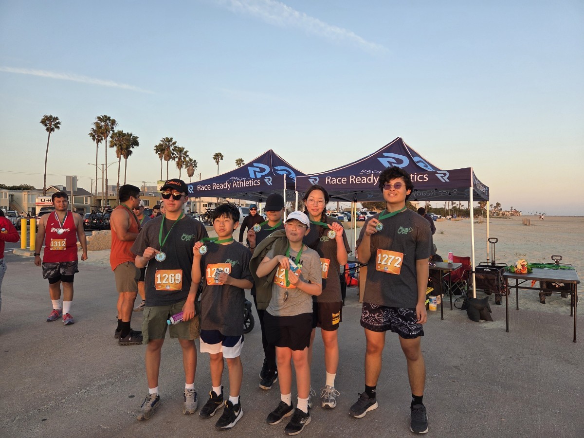 5K Finishers with Medals