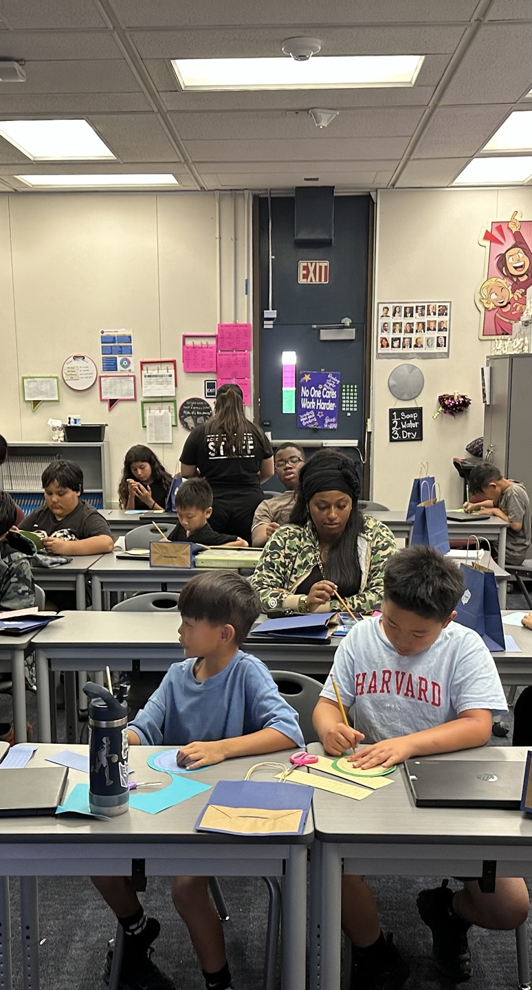 Students Building CurioCrate Kits