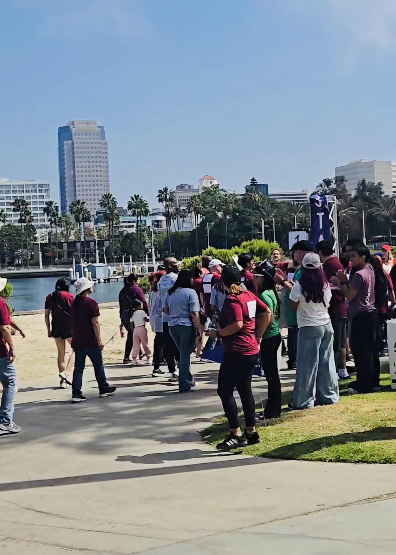 Charity Walk Participants