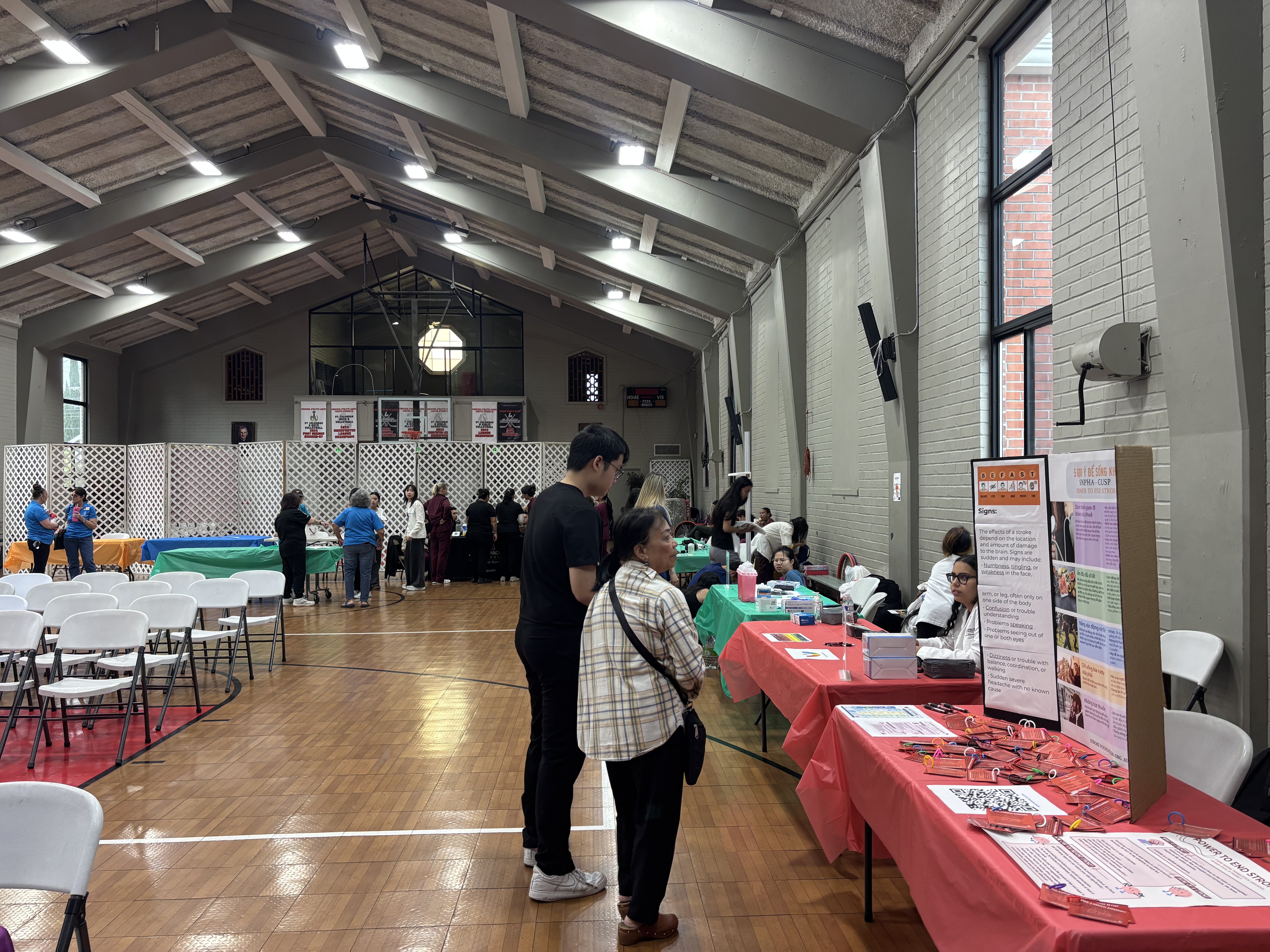 Stroke Awareness (BE FAST) Table