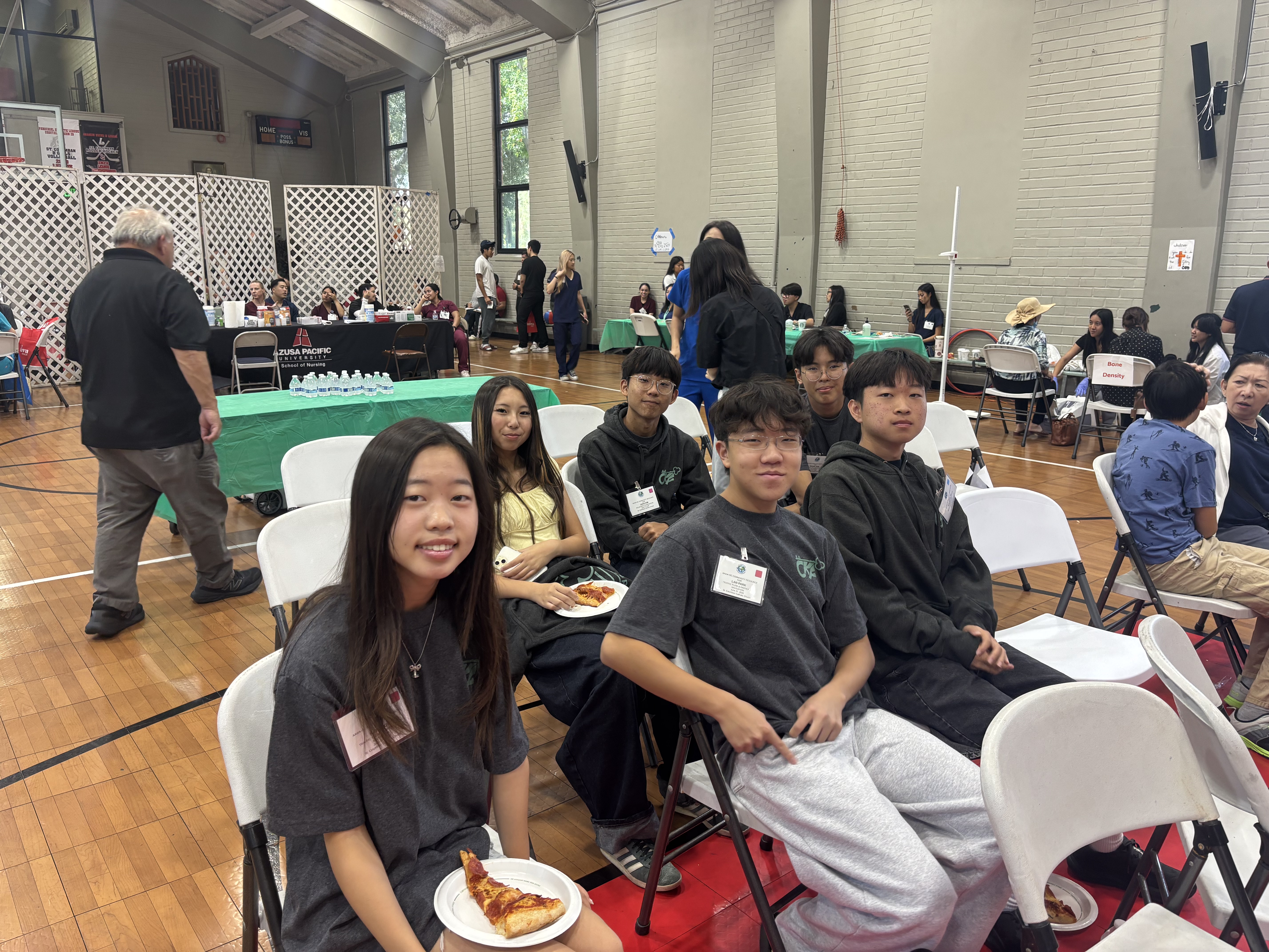 Volunteer Break — Health Fair